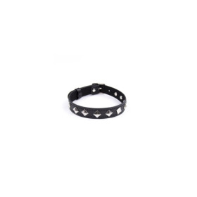 Collier réglable avec déco en métal 